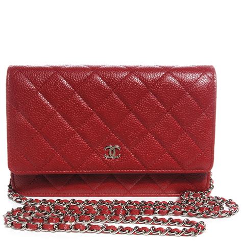 red chanel woc|chanel woc red caviar.